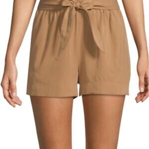 BCBG MaxAzria Brown Paperbag Shorts Size Medium